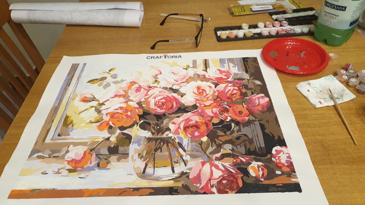 Customer photo review of Numbered Roses