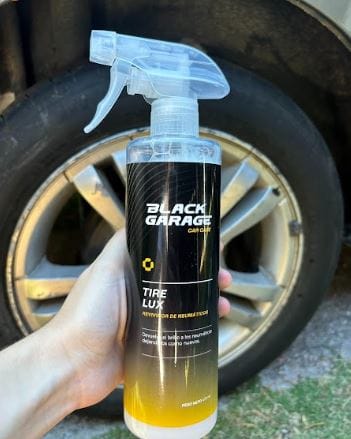 Customer photo review of Tire Luxe - Revividor de Neumáticos BLACK GARAGE