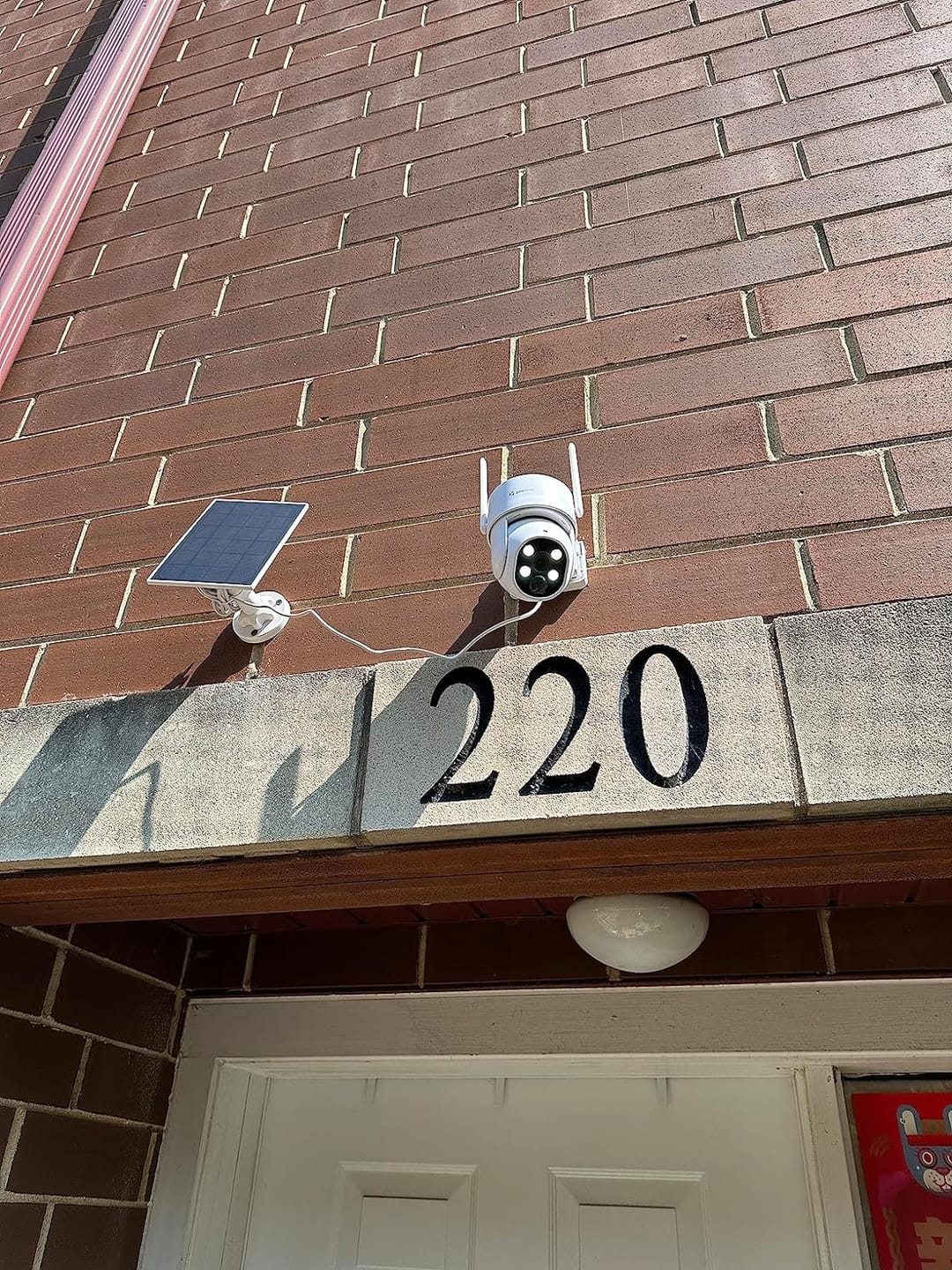 Customer photo review of LITLAMP™ 🎥Smart Wireless Solar Surveillance Camera