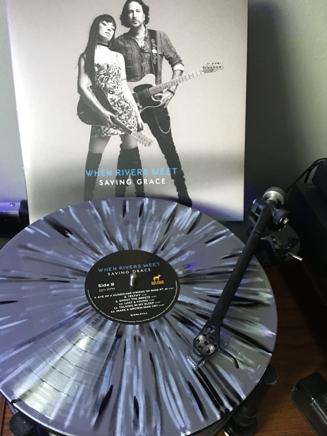 Customer photo review of SAVING GRACE ~ SILVER SPLATTER VINYL 50% OFF