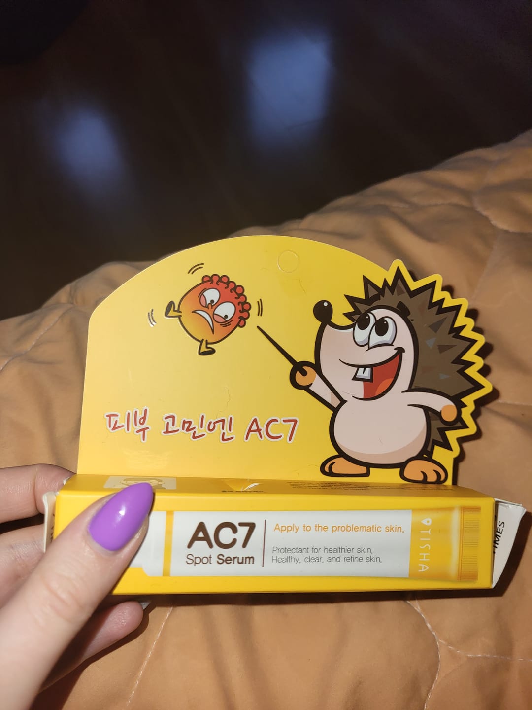Customer photo review of Dr. Tisha AC7 Анти акне серум с микроигли