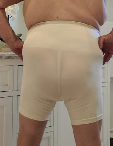 Customer photo review of Women High Waist Thigh and Tummy Slimming Shorts