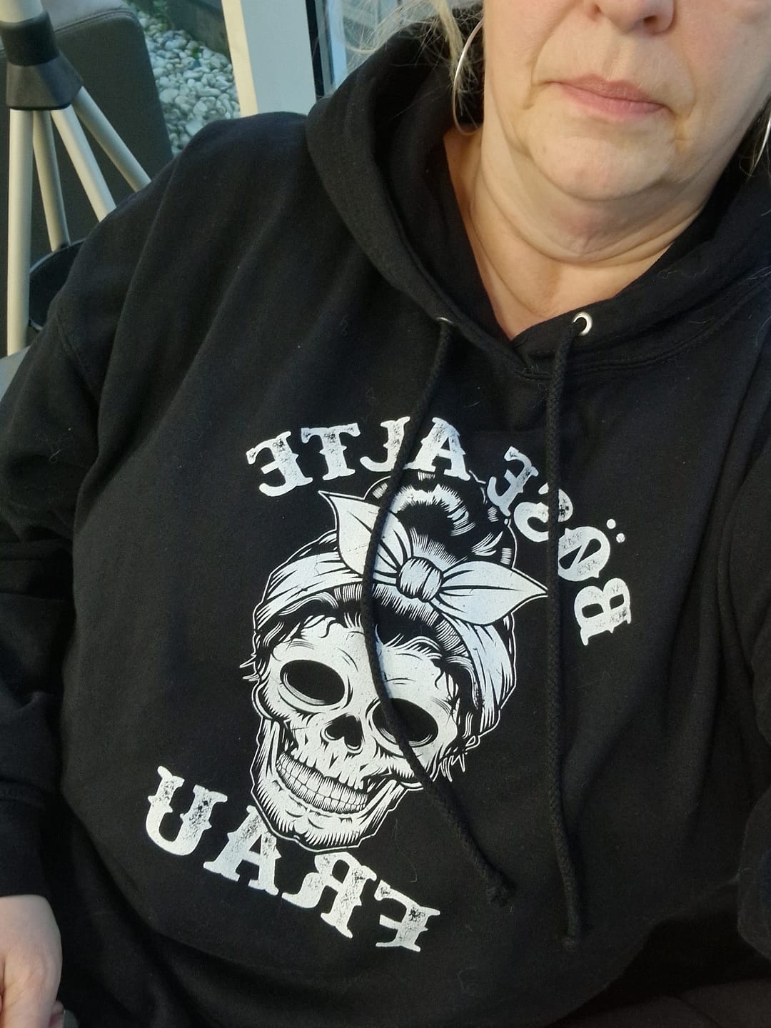 Customer photo review of Böse alte Frau - Damen Hoodie