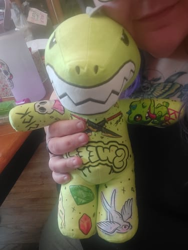 Customer photo review of Thrash the Dino