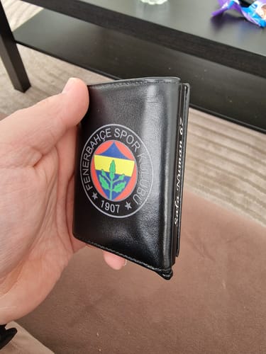 Customer photo review of Echt Leder Geldbörse Kartenhalter