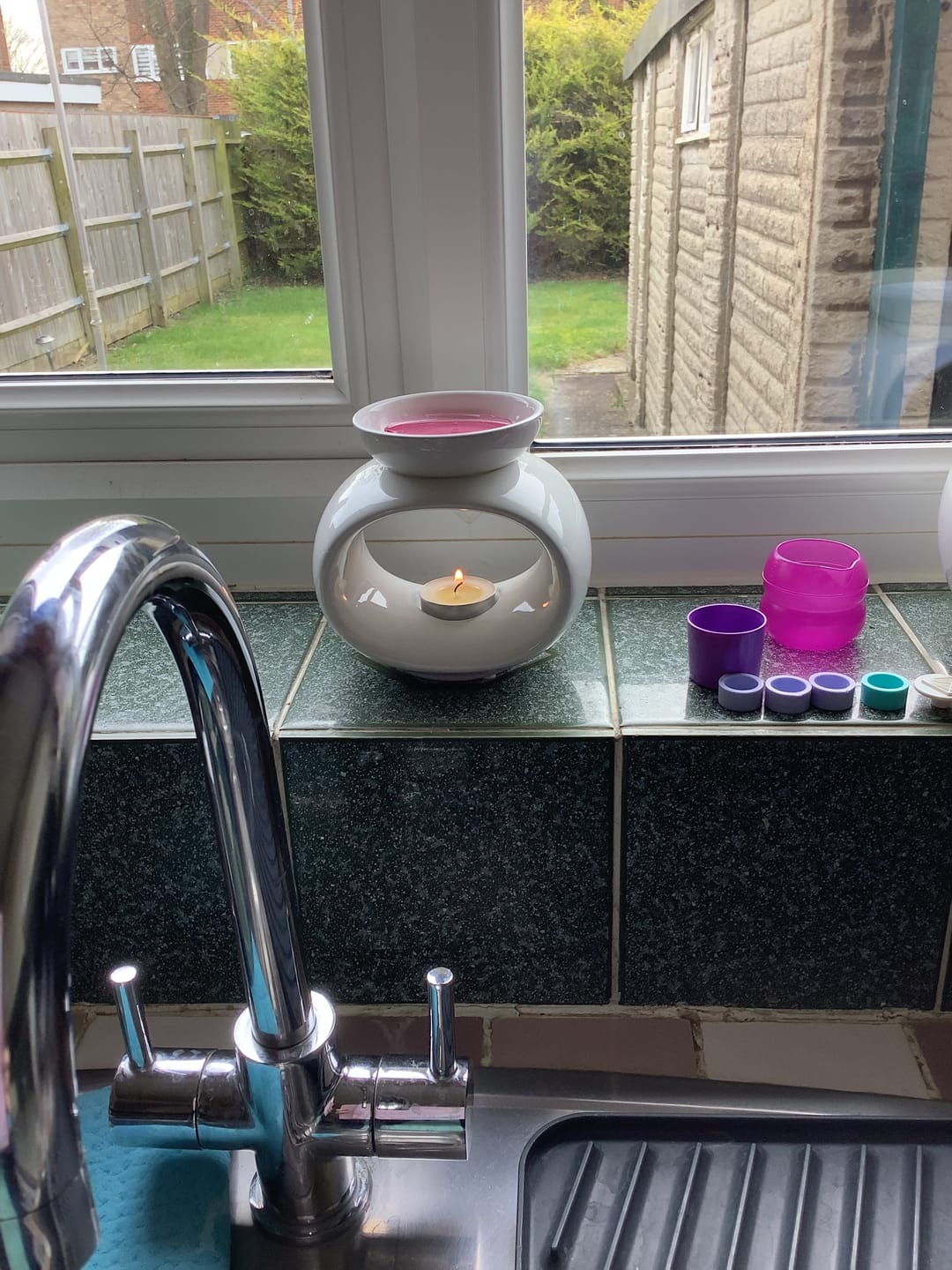 Customer photo review of Rome Ceramic Wax Burner