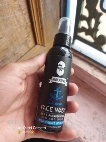Customer photo review of Muuchstac Ocean Face Wash