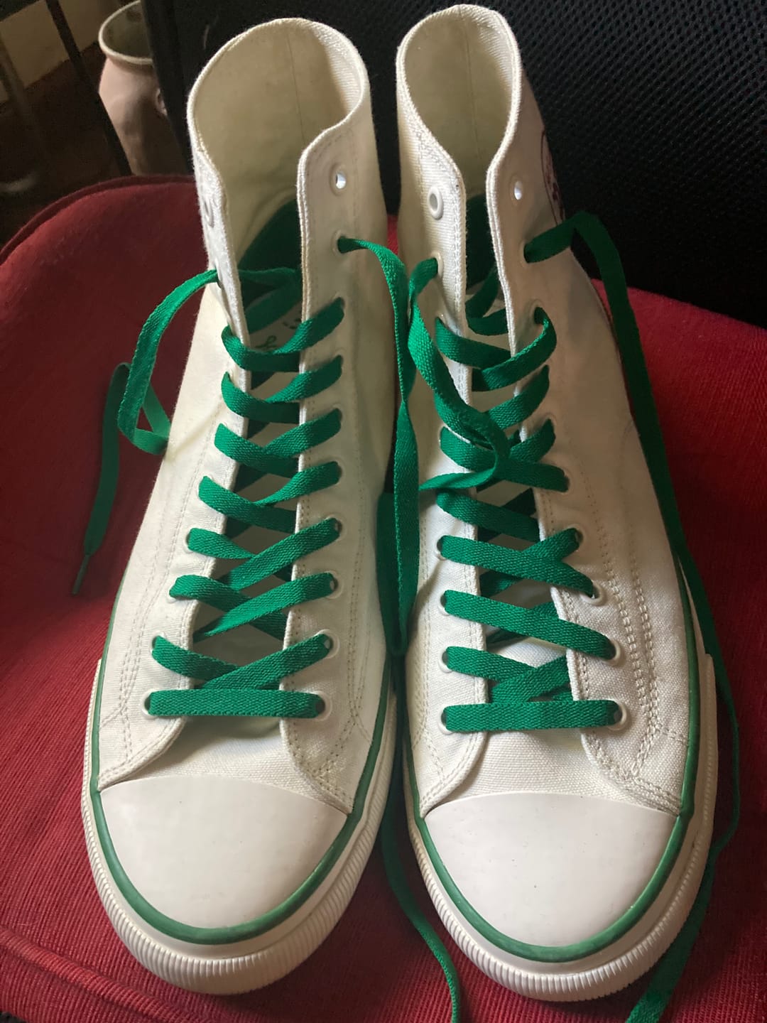 Customer photo review of Bob Cousy All American Hi Top | Unisex Canvas Sneaker