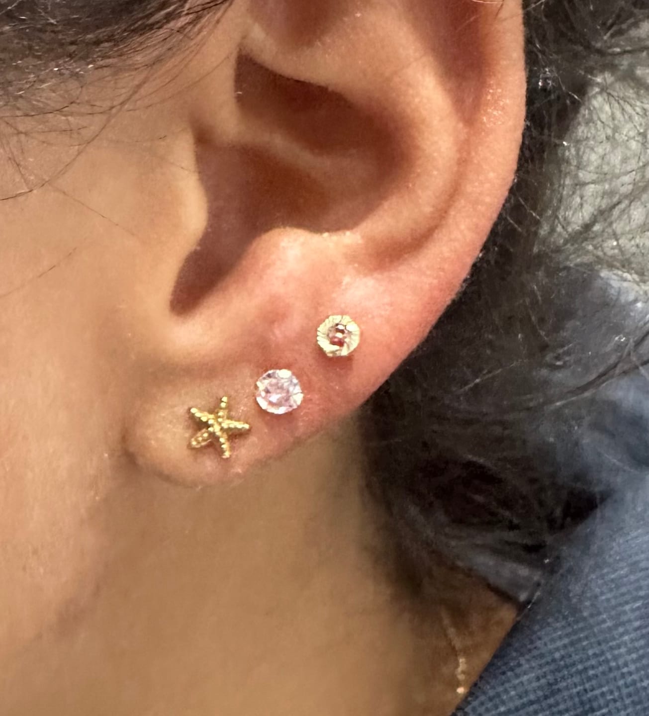 Customer photo review of Piercing Starfish