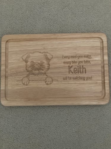 Customer photo review of Chopping Board Presentation Stand
