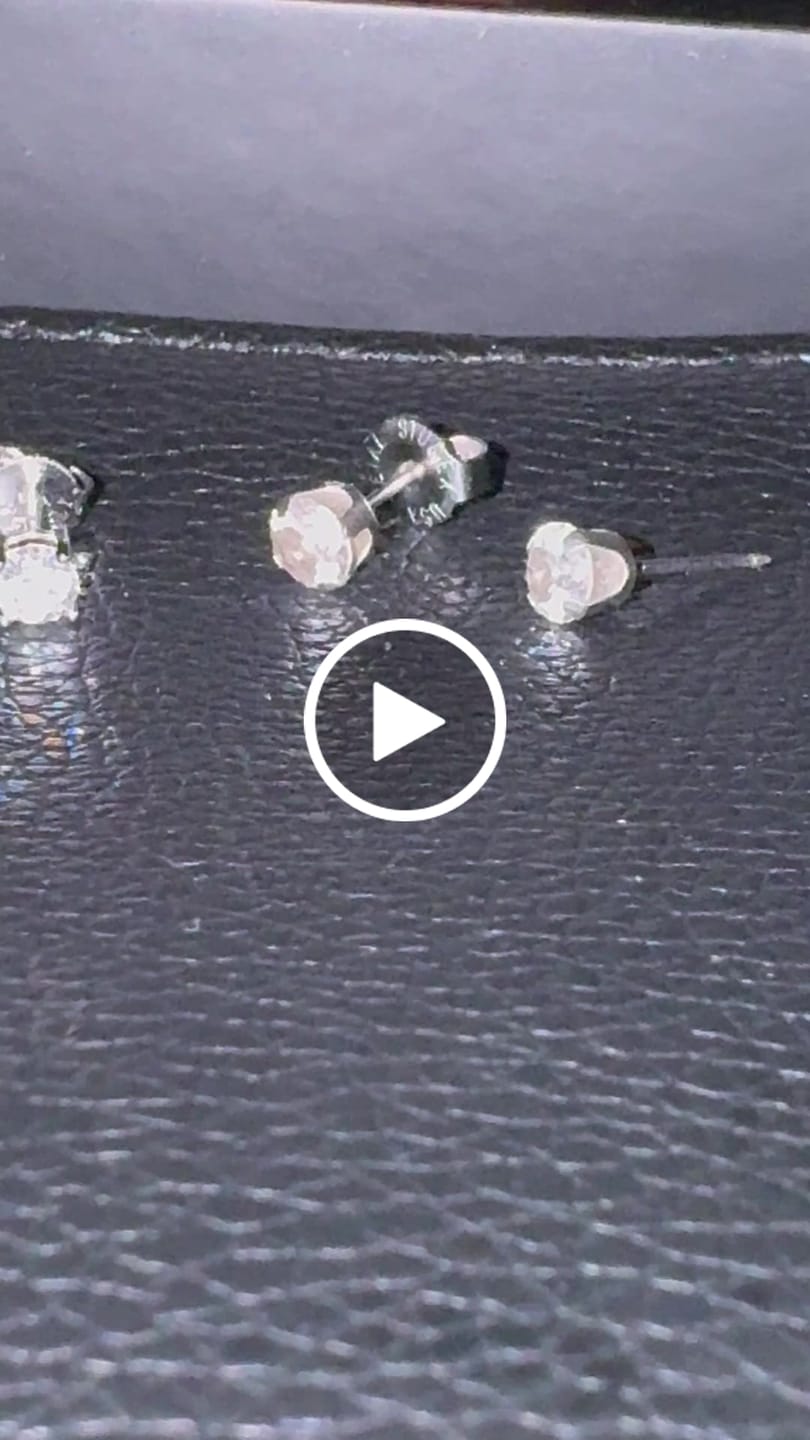 Customer video review of Moissanite Mini Hoop Earrings - 925 Silver - D Colour - VVS1
