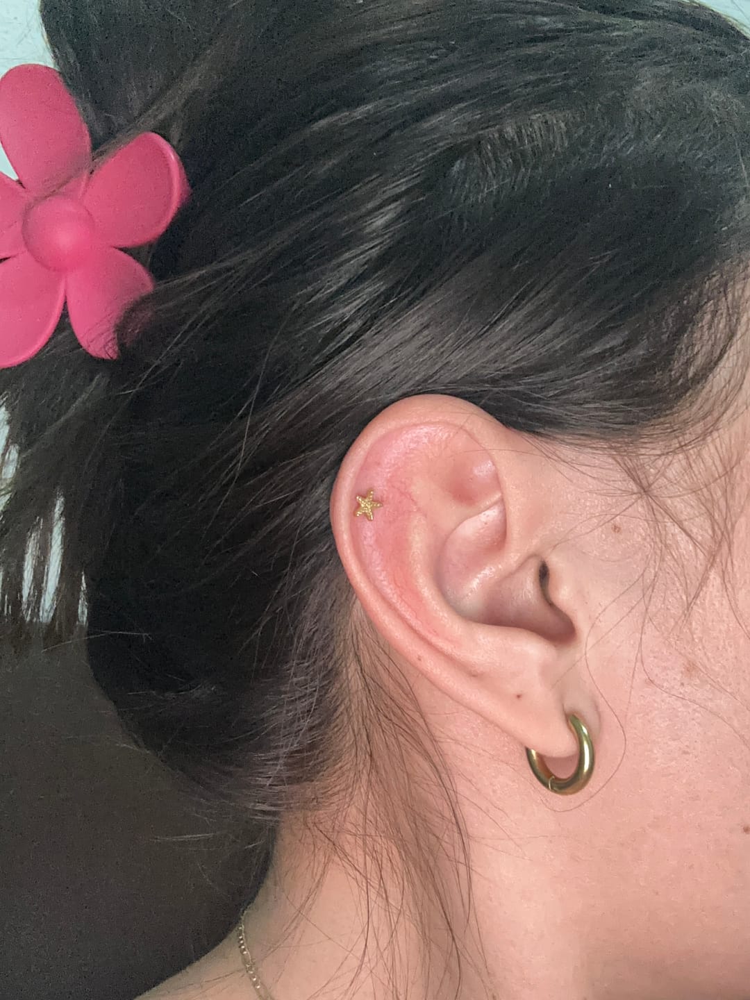 Customer photo review of Piercing Starfish