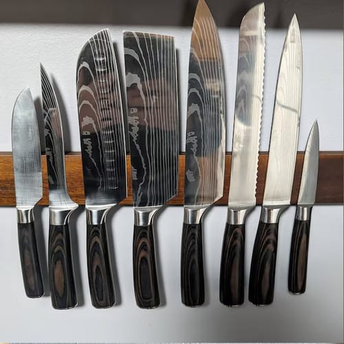 Customer photo review of "Imperial" 16-Piece Japanese Knife Block Set