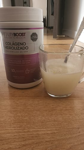 Customer photo review of COLÁGENO HIDROLIZADO CON VITAMINA C, D3, BIOTINA Y SEMILLAS DE UVA