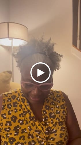 Customer video review of Luvwin Salt & Pepper Gray Beginner Friendly Glueless Straight Wig 100% Human Hair
