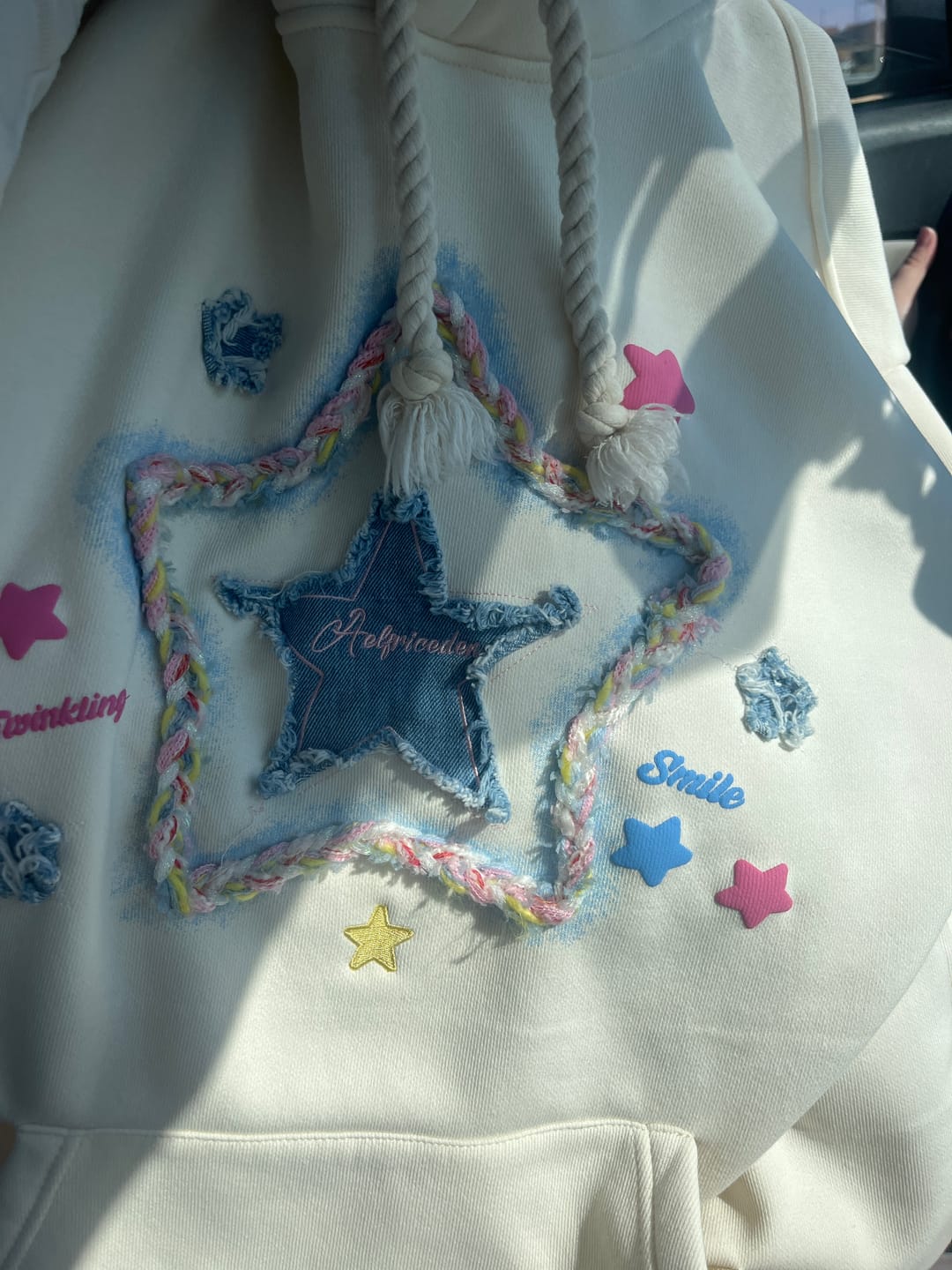 Customer photo review of Aelfric Eden Oversized Star Hoodie