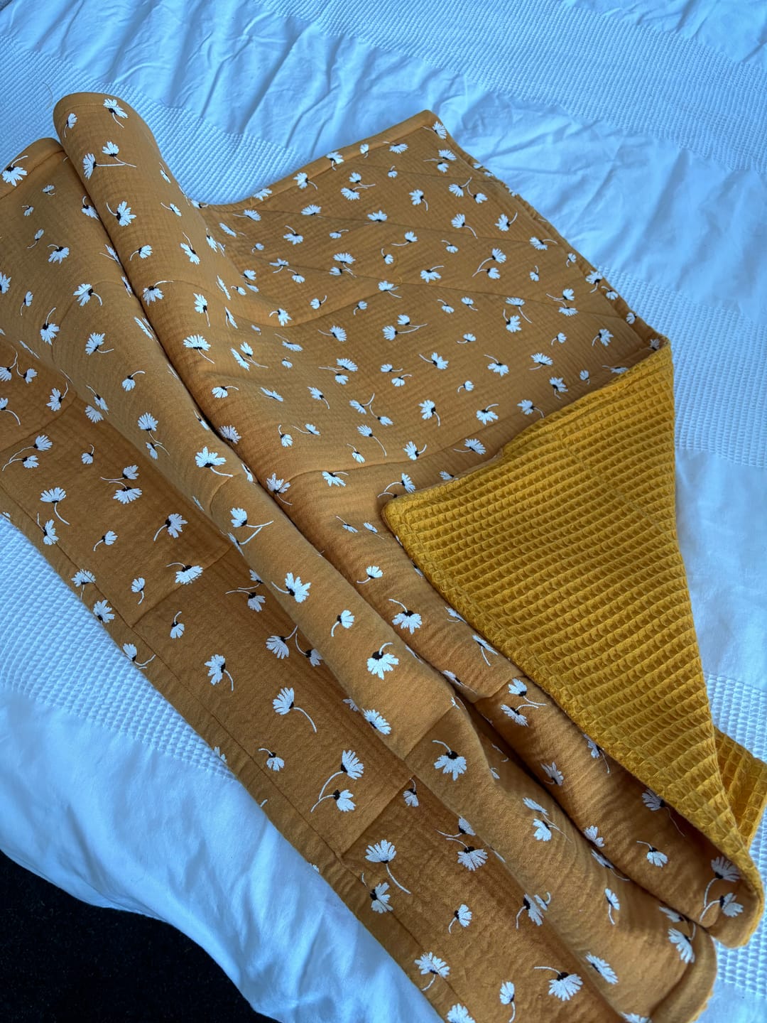 Customer photo review of 100% Cotton Waffle Fabric