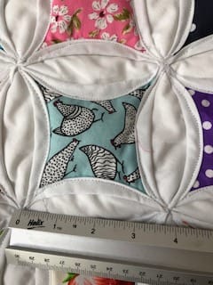 Customer photo review of Hens Rose & Hubble Cotton Poplin Fabric