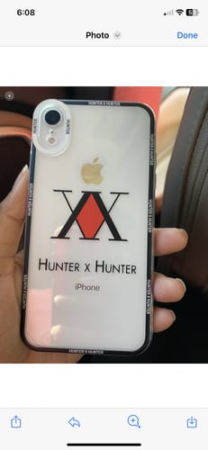 Customer photo review of Hunter x Hunter Logo Phone Case