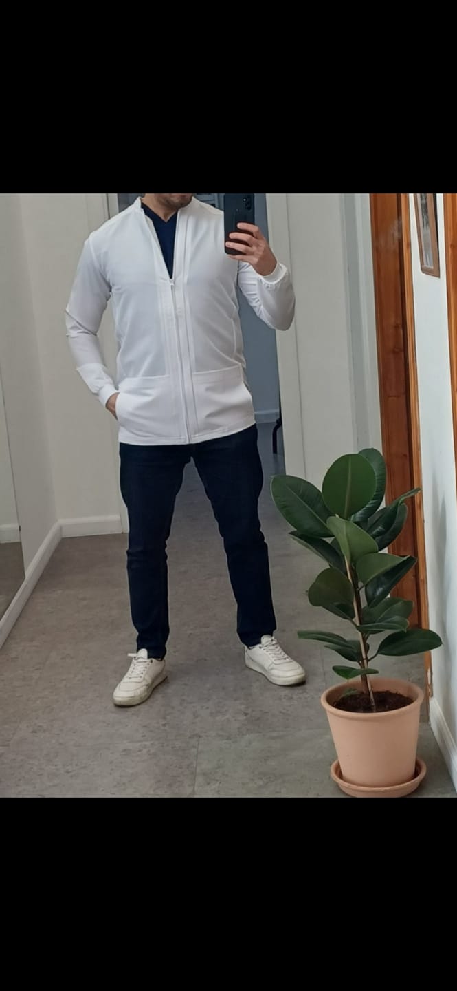 Customer photo review of Unisex Zipped Warmer Jacket WJ-601