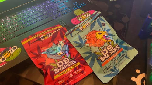 Customer photo review of D9 Smasher | Tropical Punch (Sativa)