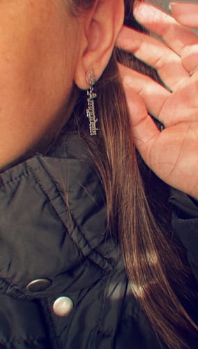 Customer photo review of BTS Suga Amygdala Jewelry
