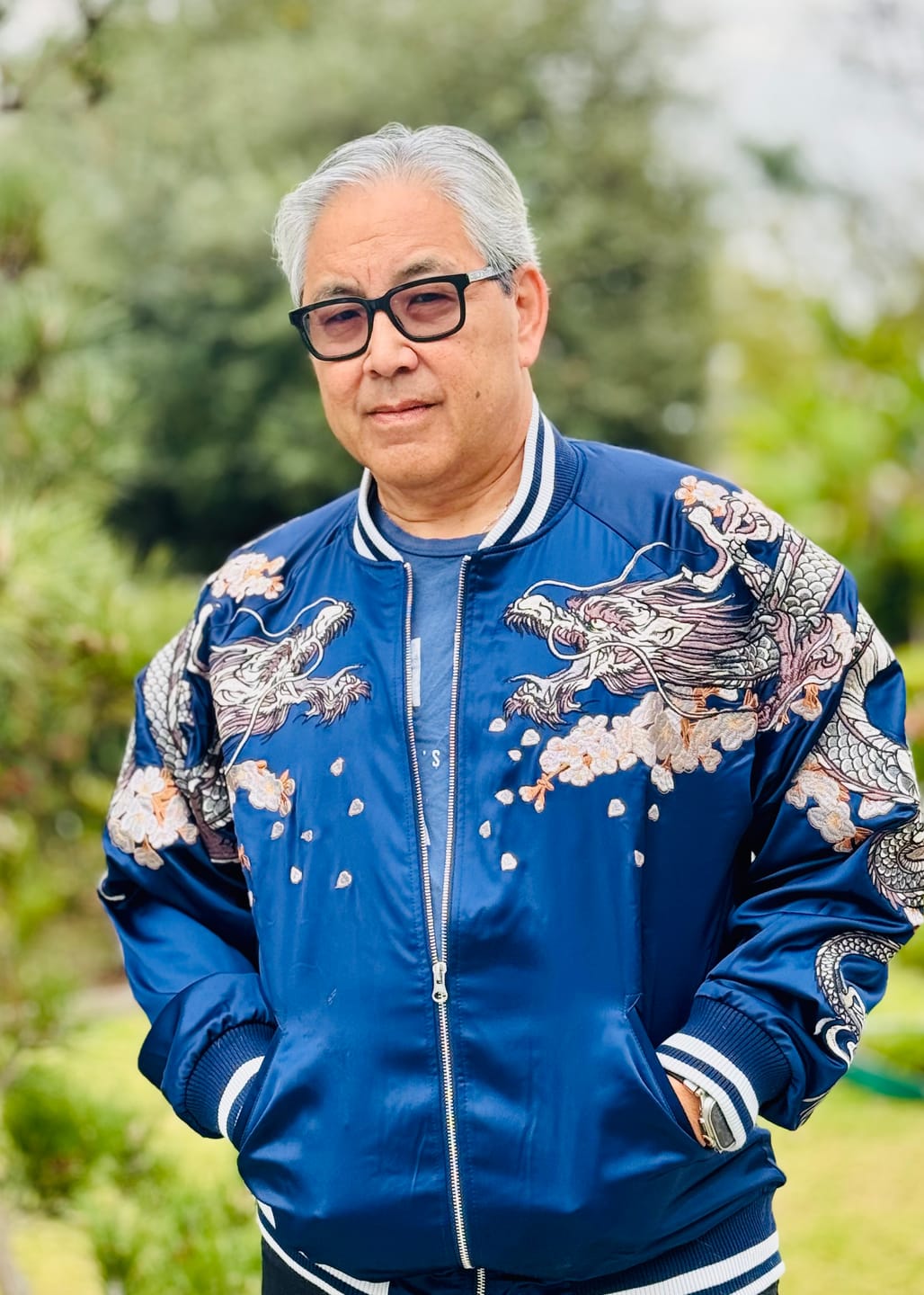 Customer photo review of Double Dragon & Phoenix Sukajan Souvenir Jacket