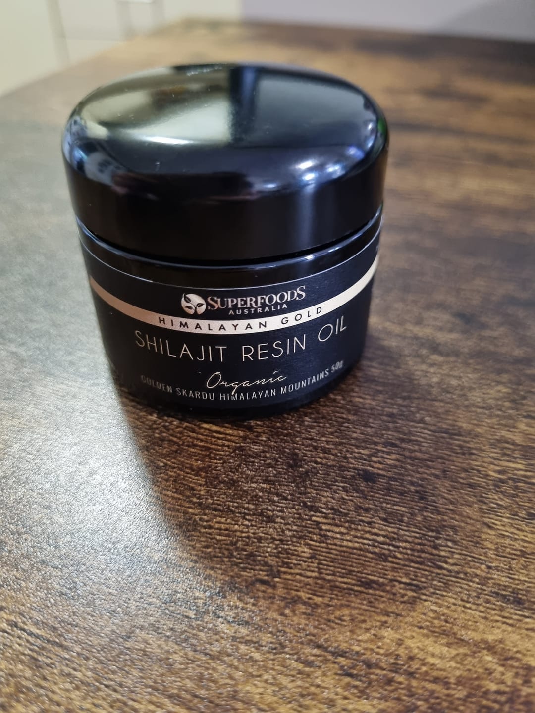 Customer photo review of Shilajit Resin Oil Himalayan Gold
