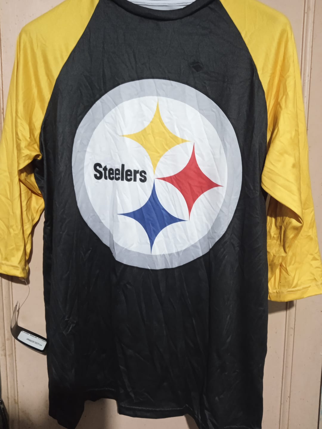 Customer photo review of Playera Pijama Ranglan Pittsburgh Steelers