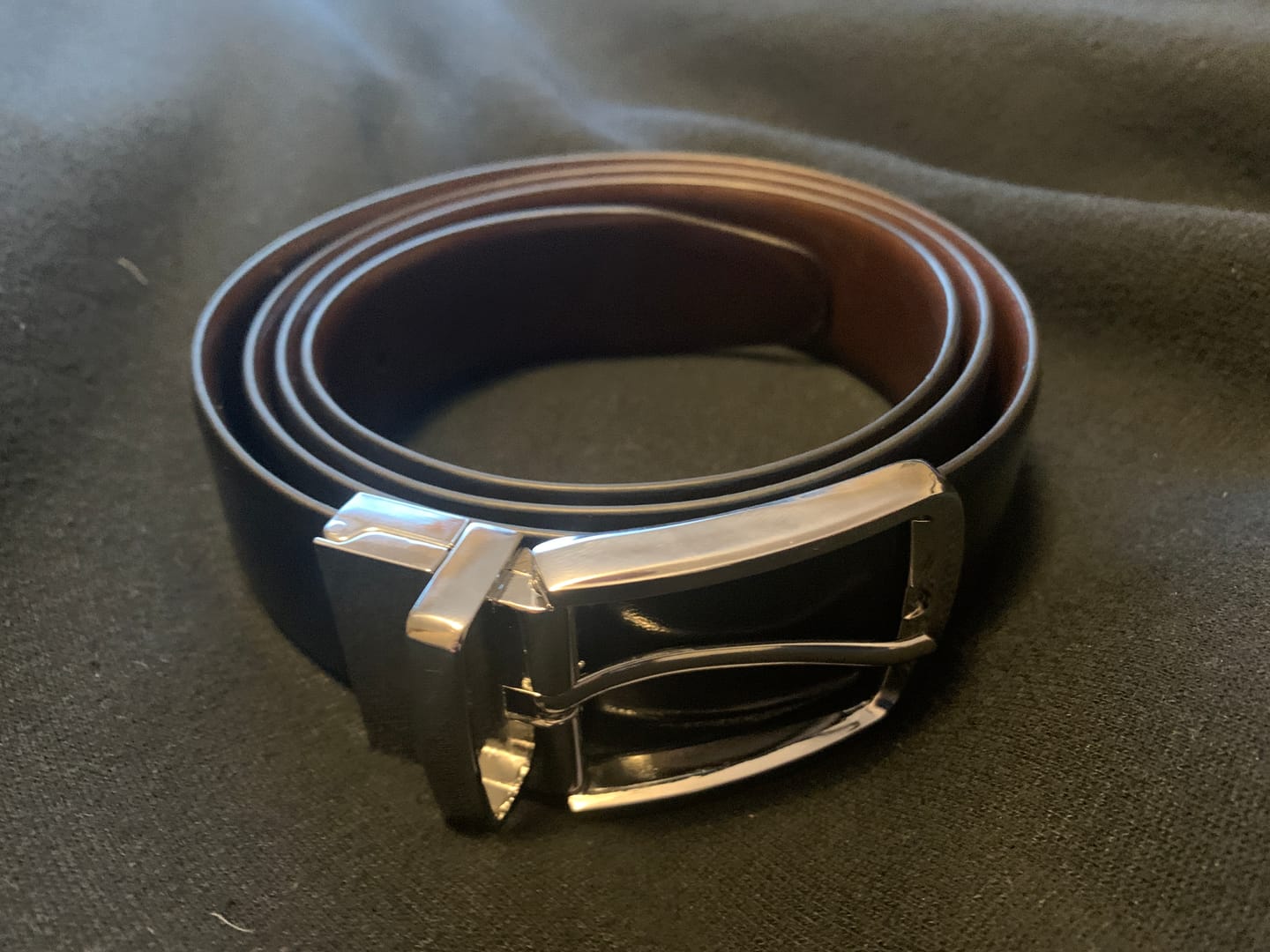 Customer photo review of The Harvey Dent Belt - Reversible Black/Brown 100% Real Leather Belt