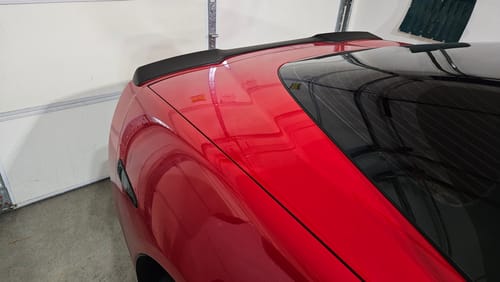 Customer photo review of Corvette C6 ZR1 Conversion Rear Trunk Spoiler