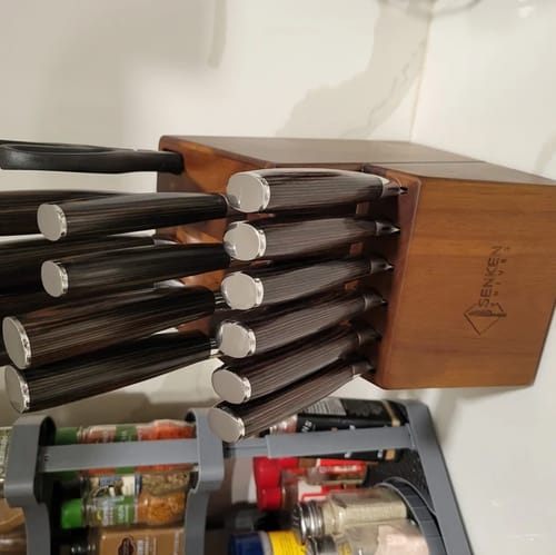 Customer photo review of "Imperial" 16-Piece Japanese Knife Block Set