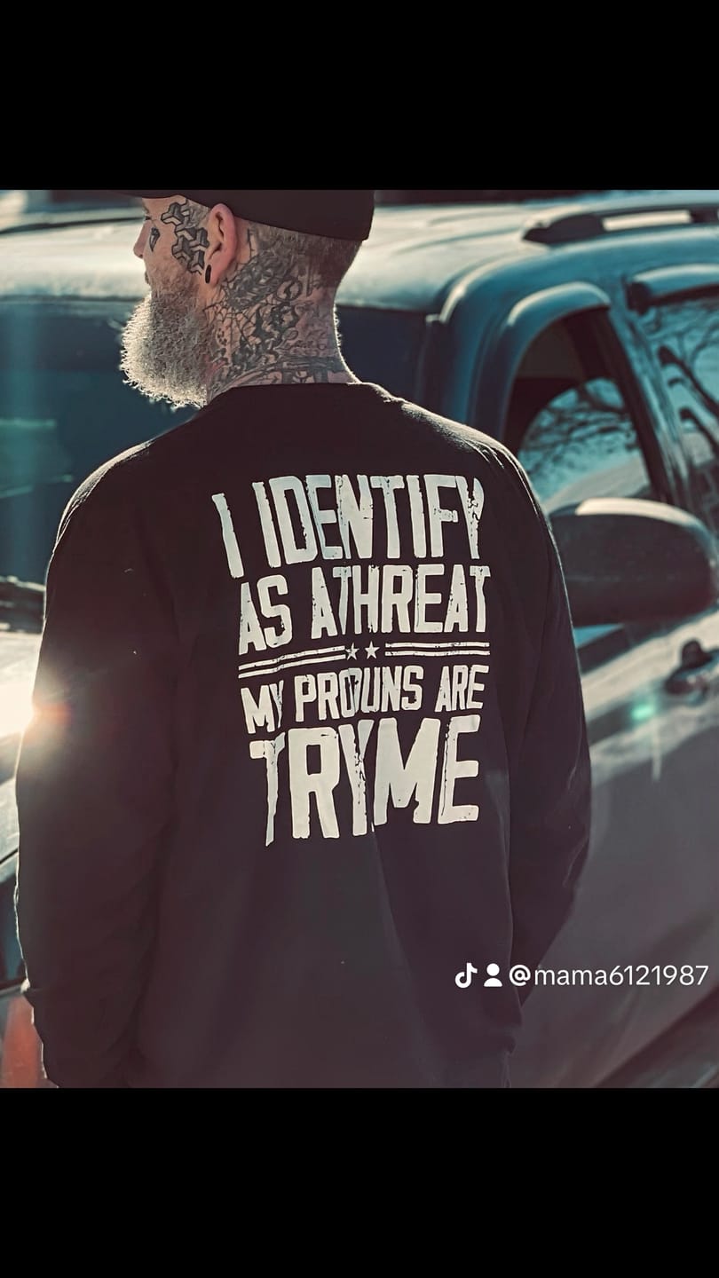 Customer photo review of I Identify As A Threat