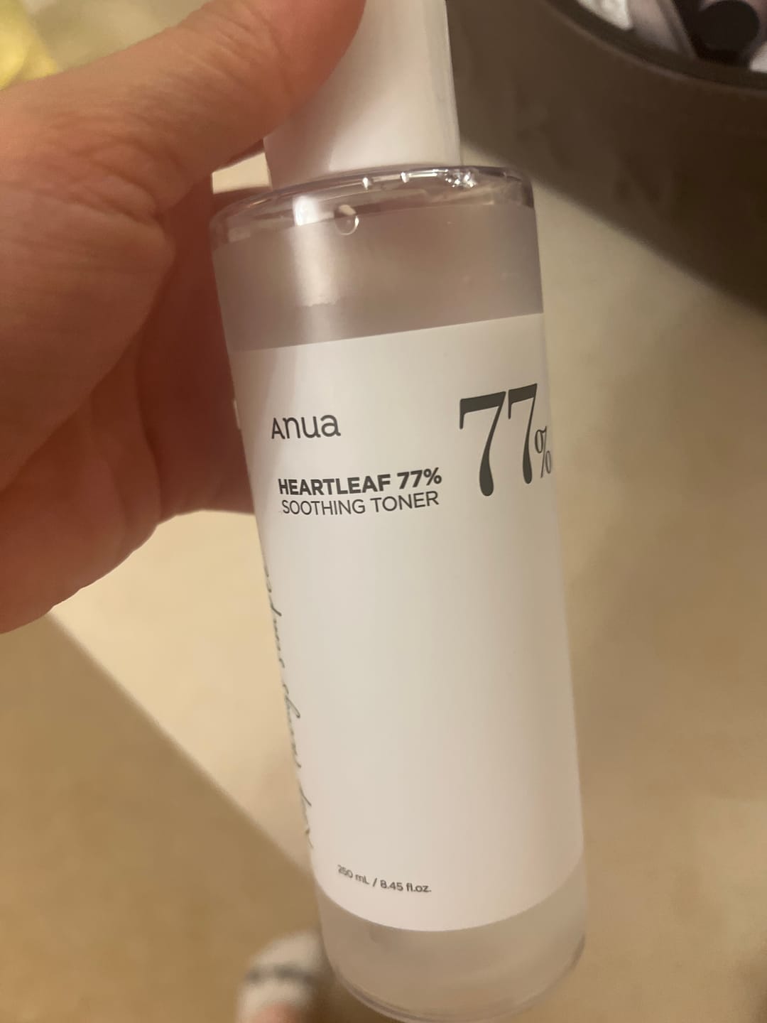 Customer photo review of [Anua] Heartleaf 77% Soothing Toner 250ml