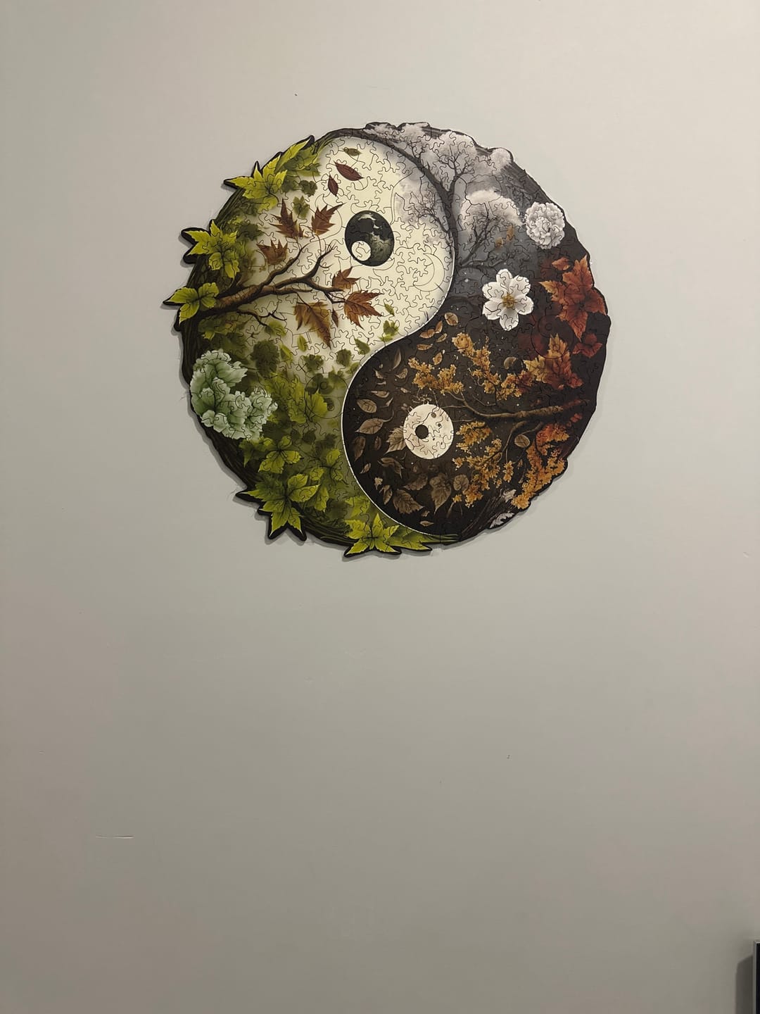 Customer photo review of 4 Season Yin Yang - Ahşap Puzzle