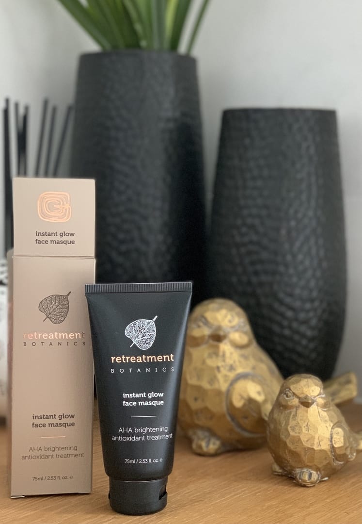Customer photo review of Instant Glow Face Masque