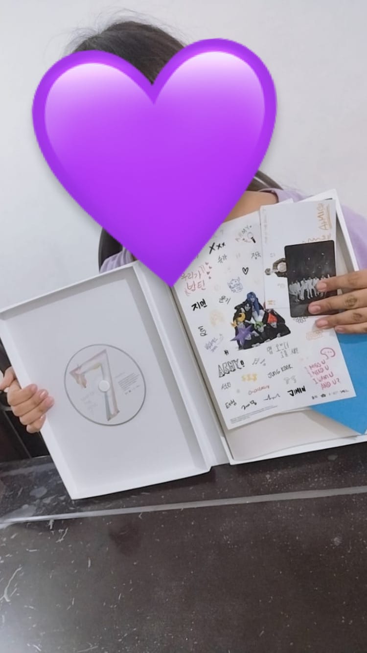 Customer photo review of BTS - 4TH FULL ALBUM MAP OF THE SOUL 7