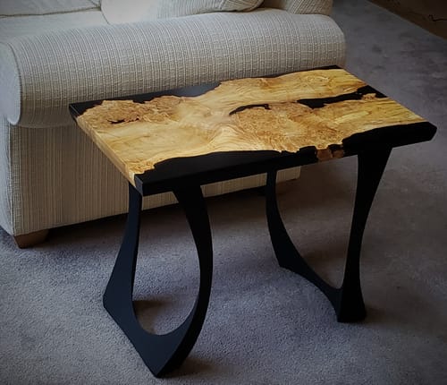 Customer photo review of End Table Legs 218 Cleo 20H Unique Metal Furniture