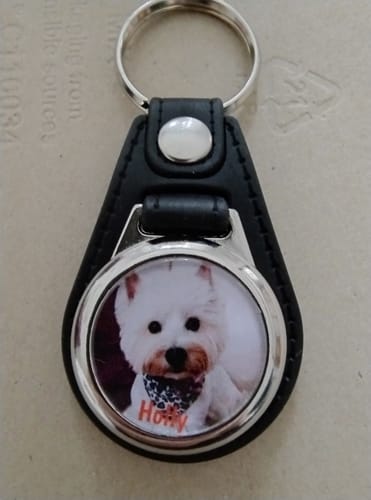 Customer photo review of Schlüssel- Anhänger mit Foto 2 Seiten