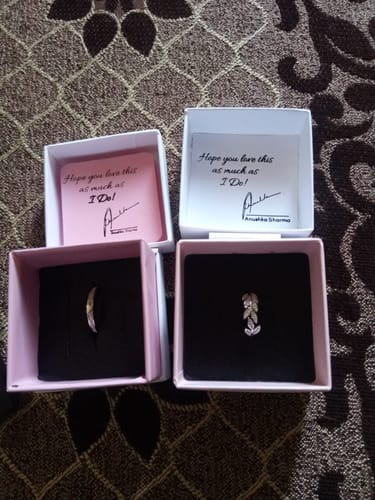Customer photo review of Silver Deeply in Love Ring