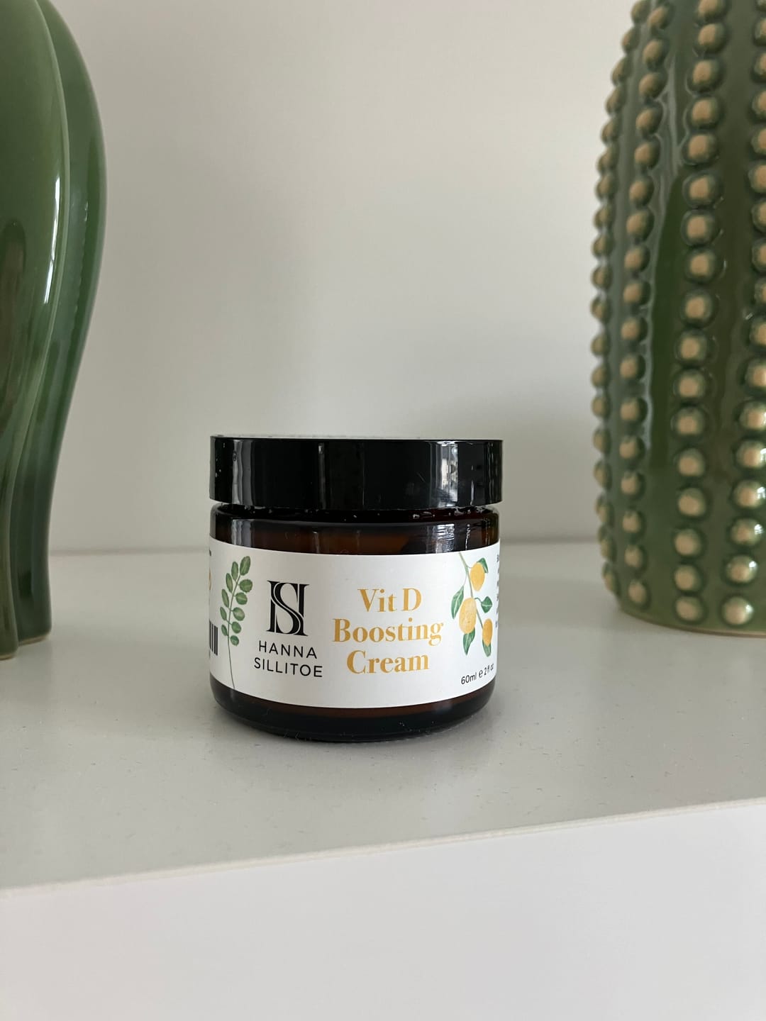 Customer photo review of Vitamin D Face Cream