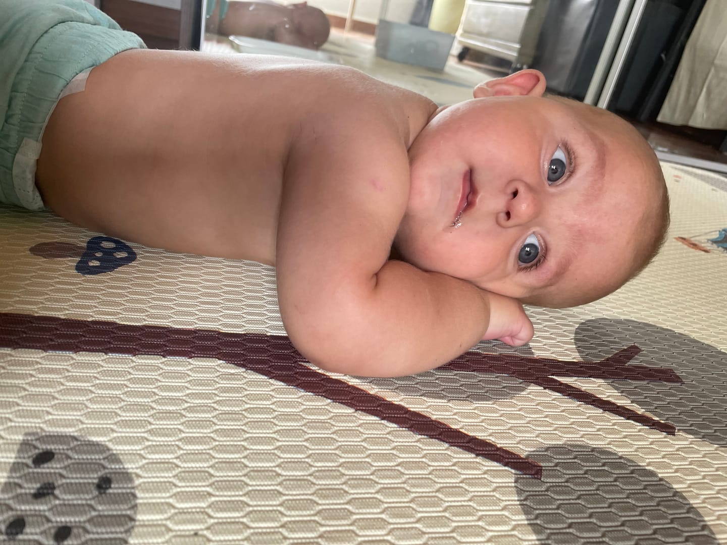 Customer photo review of Woodlands and Car Track play mat (Medium size)