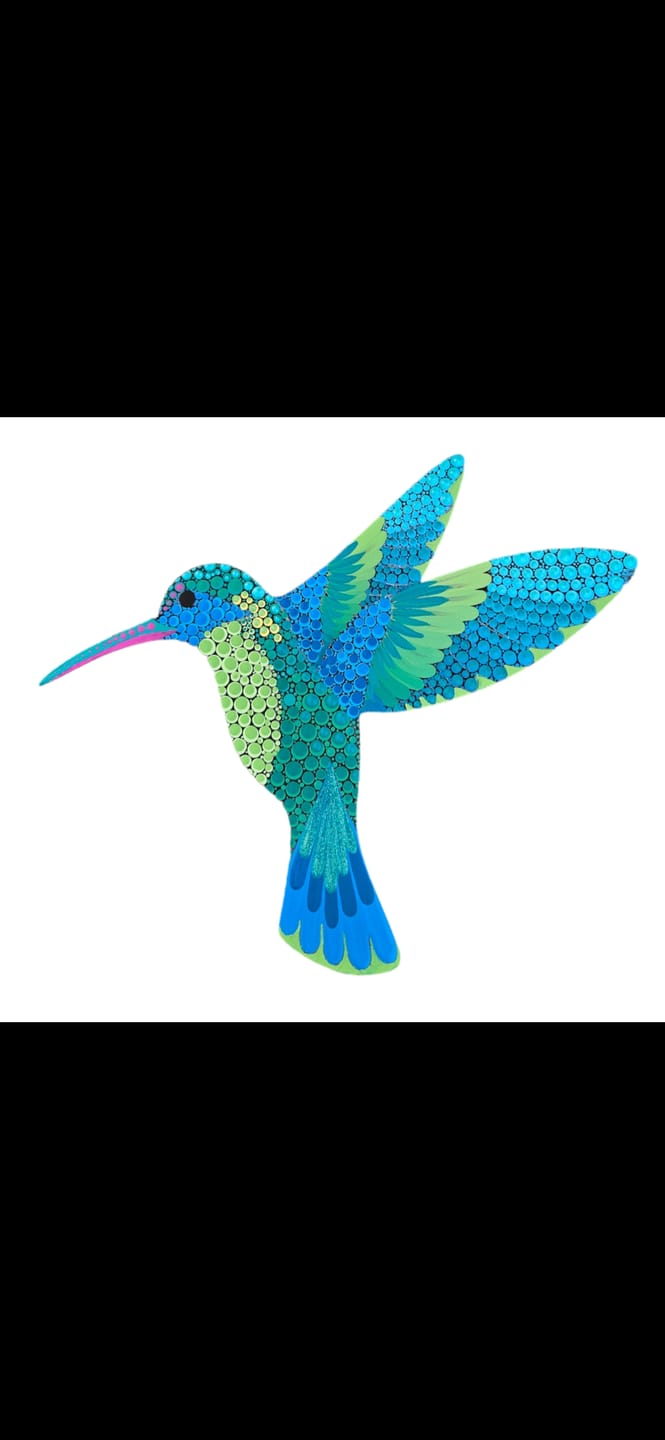 Customer photo review of Unfinished Wood Hummingbird Shape - Bird Animal - Craft - up to 24" DIY
