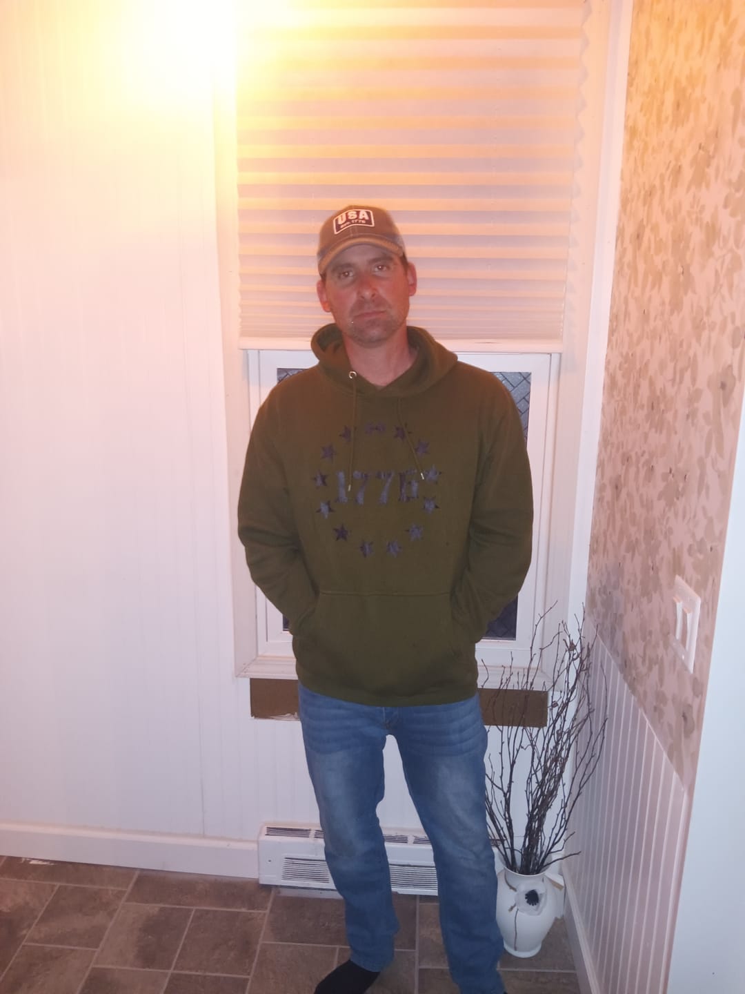 Customer photo review of 1776 Circle Stars Hoodie