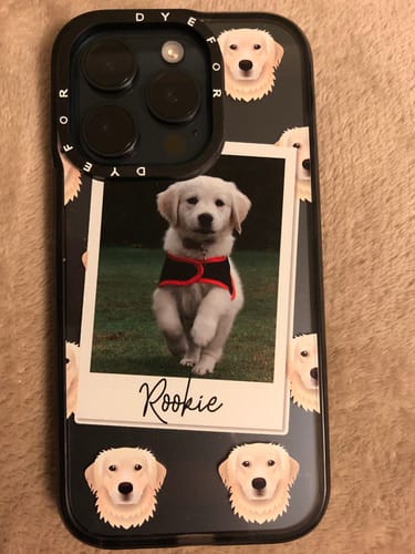 Customer photo review of Personalised Dog Photo iPhone Case
