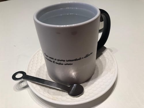 Customer photo review of Tazza magica personalizzata 325ml