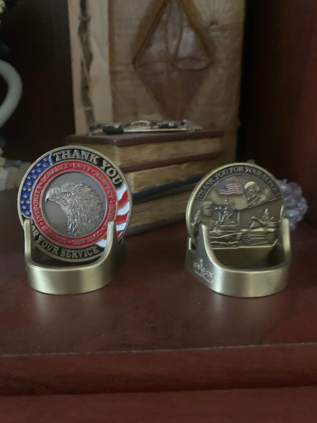 Customer photo review of Fallen Yet Not Forgotten Coin Stand