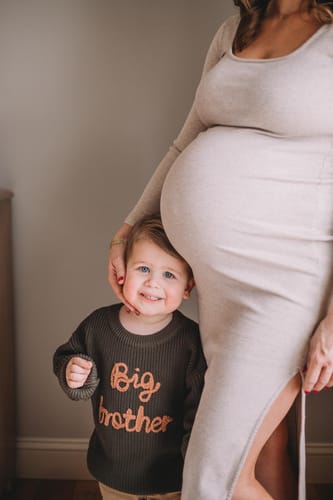 Customer photo review of 'Big Brother' Embroidered Knit Sweater