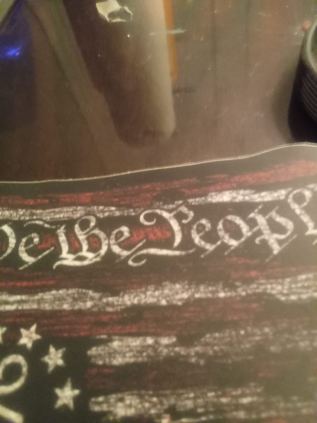 Customer photo review of We the People Decal
