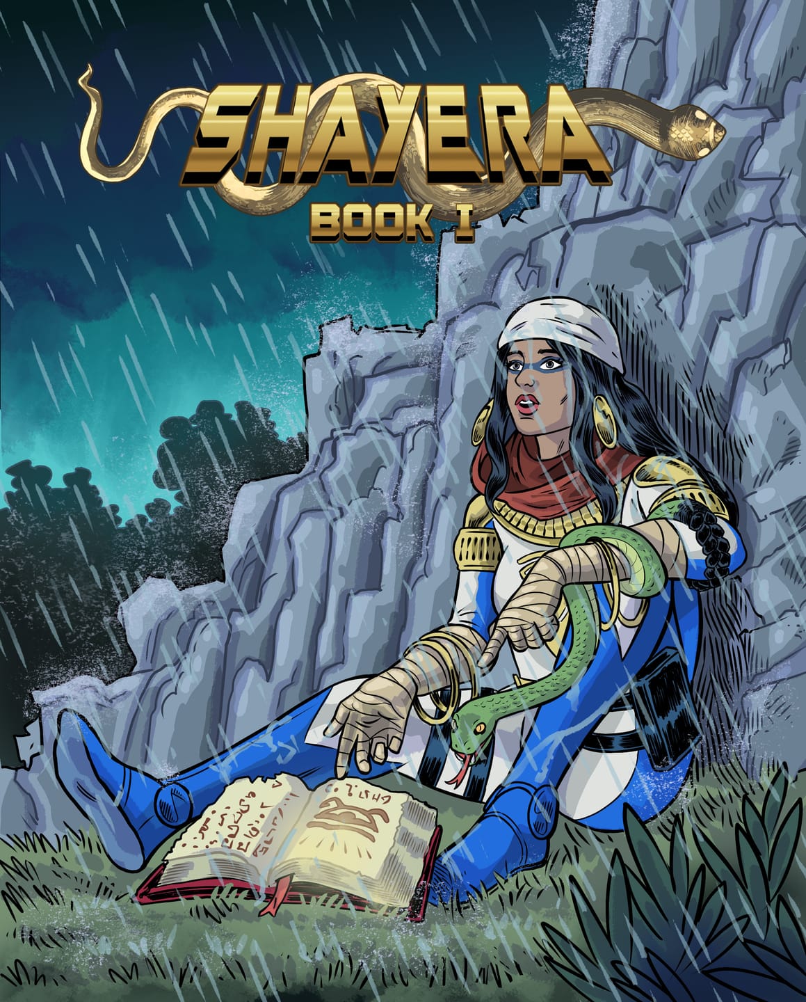 Customer photo review of Turn someone you love into a comic character on their very own custom comic book cover